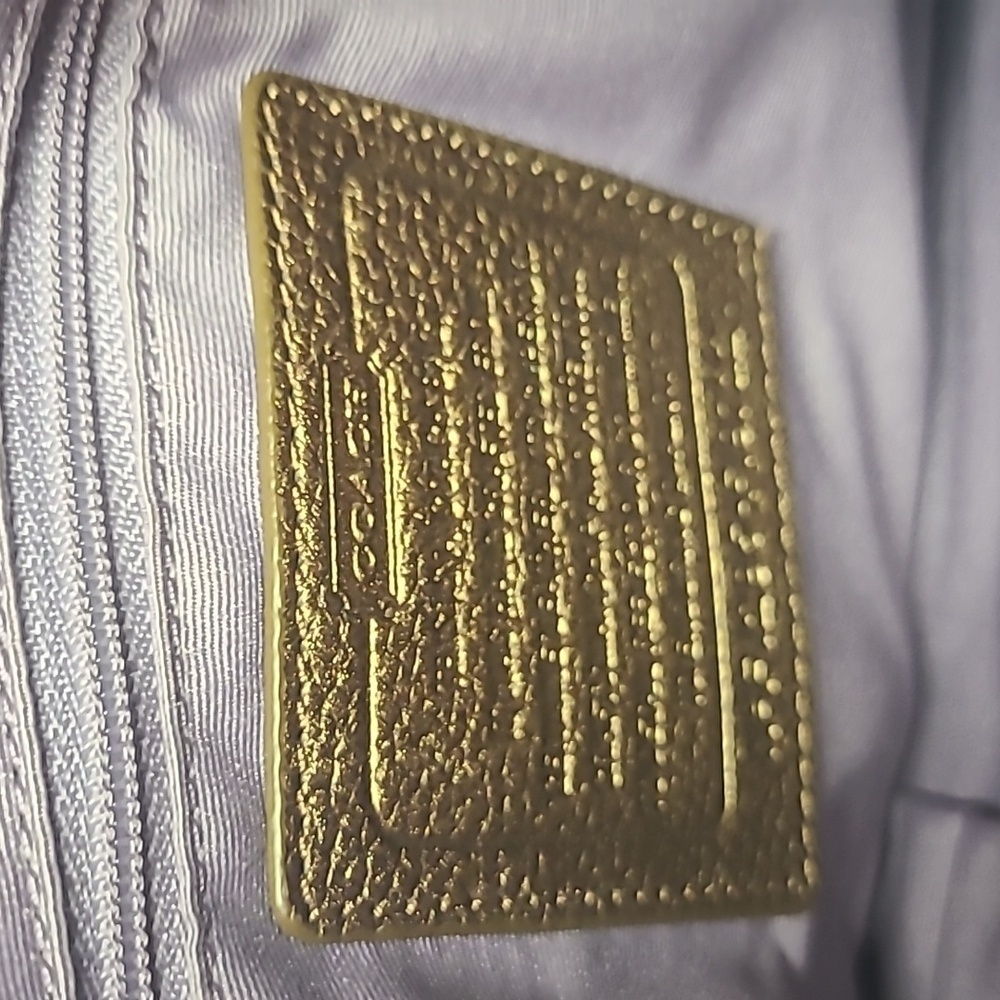 Coach Bronze Metallic Leather Shoulder Bag - Picture 5 of 8
